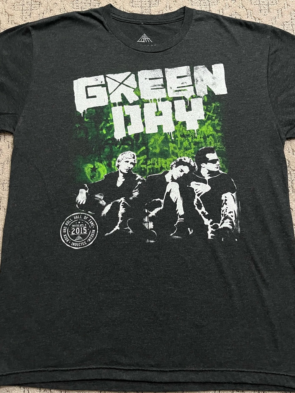 🎸 '05 Green Day Band Rock & Roll Hall Of Fame Soft April Vintage Tee
